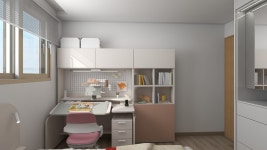 경기도 평택시 평택지제역자이 34평 내추럴 인테리어 - 한샘