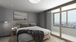 경기도 평택시 평택고덕국제신도시디에트르리비에르 34평 모던 인테리어 - 한샘