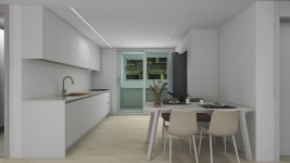 인천광역시 남동구 휴먼시아 동산마을 32평 심플&미니멀 인테리어 - 한샘