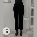 [155Line/기모안감]키작녀골덴2 밴딩기모보이핏팬츠 - 큐니걸스 [155Line/기모안감]키작녀골덴2 밴딩기모보이핏팬츠