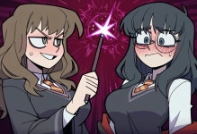 AI) 실수로 해리 TS 시킨 헤르미온느.jpg > 유머방 | 뀨잉넷 - 온세상 모든 웹코믹이 모이는 곳 ai-실수로-해리-ts-시킨-헤르미온느jpg