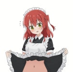 봇치더락 ) 팬티 보여주는 메이드 키타쨩 > 만화방 | 뀨잉넷 - 온세상 모든 웹코믹이 모이는 곳 봇치더락-팬티-보여주는-메이드-키타쨩