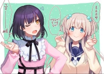 @)서로 머리스타일을 바꾼 스트레이라이트.manga > 만화방 | 뀨잉넷 - 온세상 모든 웹코믹이 모이는 곳 서로-머리스... 