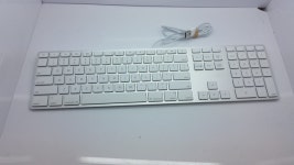 Apple A1243 Ultra Thin Aluminum USB Wired Keyboard - 라디오코리아