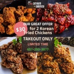 치킨 2마리 $30불!!!! | Korean Tang and Noodle House - 라디오코리아