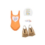 reallygoods | Just Keep Going Swimcap White Just Keep Going Swimcap White