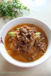 자극적이지않은~ 소고기김치찌개 - 딸에게# / 소고기김치찌개 끓이는법