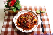 불맛나는 오징어 볶음