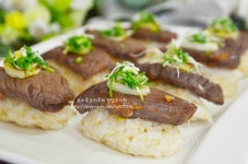 봄나들이도시락 소고기초밥 만들기