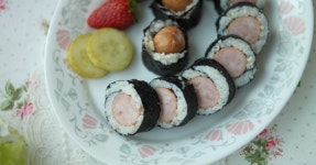 통소세지김밥 만들기