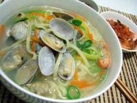 바지락칼국수 끓이기