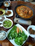 낙지 전골 & 낙지 철판 볶음밥