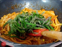 매운 볶음우동 만들기