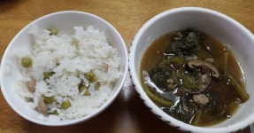 건강밥상의시작 아욱국 끓이기