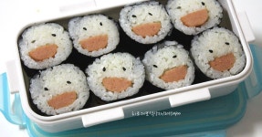 꼬마김밥이라 유치원 소풍도시락 하기 좋은 스마일김밥 꼬마김밥이라 유치원 소풍도시락 하기 좋은 스마일김밥 