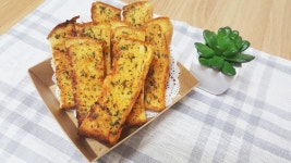 [오븐요리]식빵마늘빵 만들기