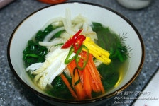 간단한 주말별미 - 잔치국수