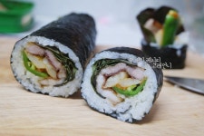 삼겹살김밥♩ 한롤에 알찬 한쌈