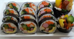 왕김밥먹어요