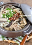 추울수록 맛있어지는 계절 별미 영양 듬뿍 연근 모둠 버섯밥
