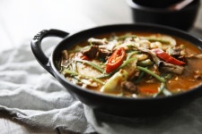 버섯 들깨 매운탕