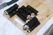 스팸마리김밥 만들기 초간단 도시락메뉴!