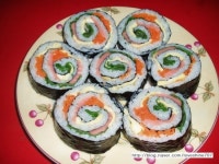 서너개만 먹어도 배부른 이색 별미김밥 /회오리롤 왕김밥