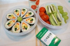 아이들 소풍 도시락_먹기 아까운 예쁜 꽃김밥