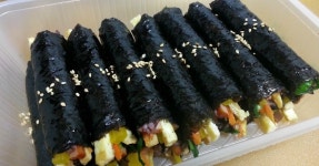 꼬마김밥 만들기