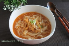 개운하다~ 김치칼국수 - 딸에게# / 김치칼국수만드는법