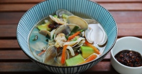 국물이 시원한 ~ 바지락 칼국수 만들기~!!