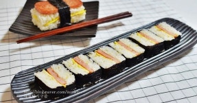 하와이안무스비 스팸무스비 만들기