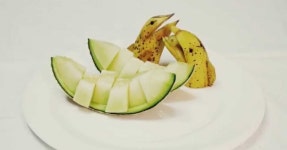 [과일 예쁘게 깎는 법] 바나나 모양내기, 바나나 카빙