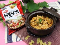 해물탕면 파스타