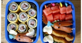 소풍도시락엔 역시 김밥!! 계란말이 김밥 ^^