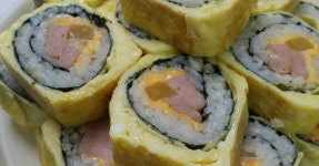 계란말이 김밥, 속재료 많이 없어도 맛있는 김밥
