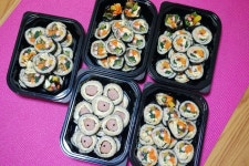 가을소풍도시락, 이보다 풍성할수 없다 김밥도시락 5가지 김밥
