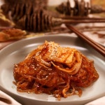 그냥 잡채도 맛나지만 야식으로는 매콤한게 짱이지!! 김치볶음잡채★