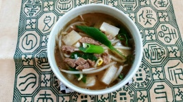 맑은 고고기 무우국 시원하게 끓여요