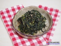삶은 깻잎나물 볶았어요. 삶은 깻잎나물 볶았어요. 