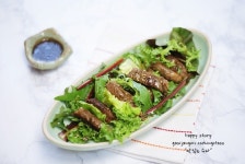 스테이크샐러드 만들기! (고기요리)