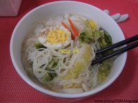 백김치말이국수