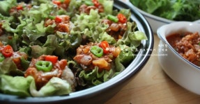 참치쌈밥 - 백종원 참치쌈장