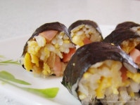 유니 김치 먹이기 대작전!! 김치볶음 꼬마 김밥