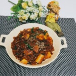 인기메뉴 짜장면과 떡볶이를 함께 ,, 짜장 라볶이 황금레시피~!