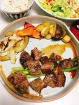 홈레스토랑 만들기 참 쉽죠! 노버터 스테이크