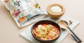 만두 순두부찌개