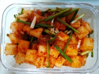 처치곤란 치킨무로 설렁탕집 깍두기 만들기~ 처치곤란 치킨무로설렁탕집 깍두기 만들기~