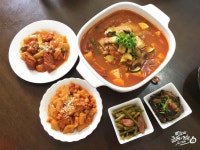 김치찌개 만들기, 돼지삼겹살을 듬뿍 넣어 더 맛있어요