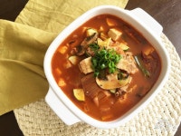 김치찌개 만들기, 돼지삼겹살을 듬뿍 넣어 더 맛있어요